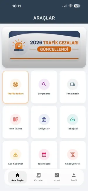 Trafik Ceza Rehberi ekran görüntüsü 1